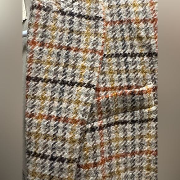 Elie Tahari lady jacket tweed plaid wool - Picture 2 of 8
